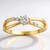 Anello in oro con Diamante SI1 (G) (Annette)