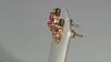 Pendientes en plata con Topacio rosa