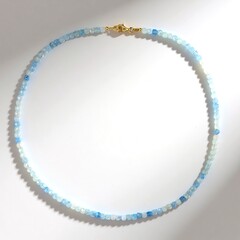 Collana in argento con Acquamarina Brasiliana