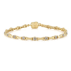 I2 Brown Diamond Silver Bracelet