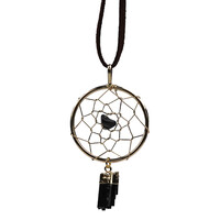 Accessorio in ottone con Tormalina Nera (Lapis Vitalis)