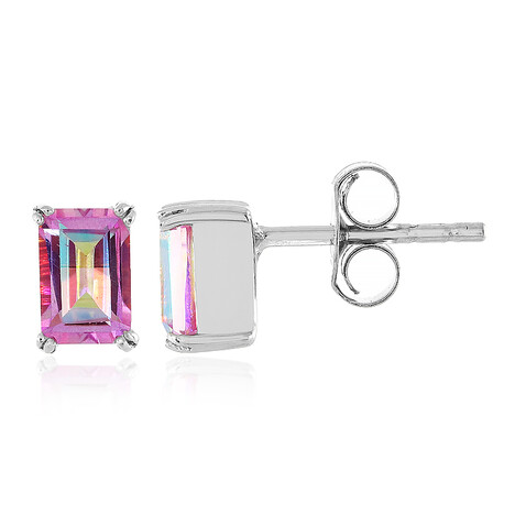 Jubiläums-Topas-Silberohrringe