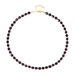 Collana in argento con Ametista Zambiana