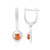 Pendientes en plata con Esfalerita