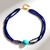 Collana in argento con Amazzonite (Riya)