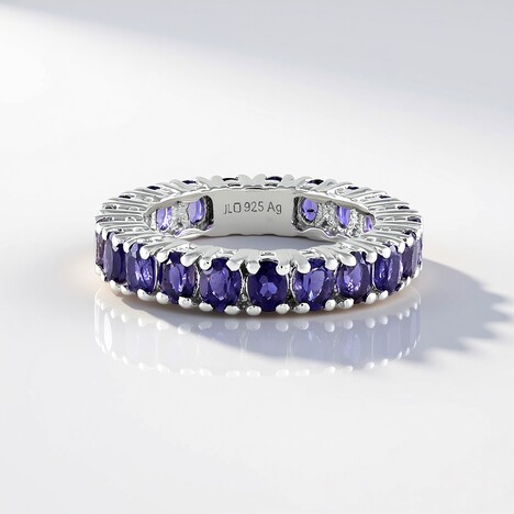 Anello in argento con Iolite