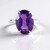 Anello in argento con Ametista Zambiana (de Melo Essence)