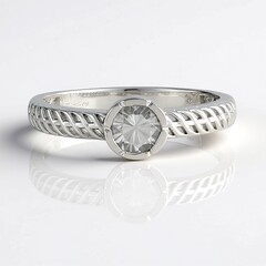 Anello in argento con Zircone (Ornaments by de Melo)