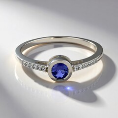 Anello in argento con Tanzanite