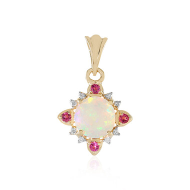 18K Welo Opal Gold Pendant