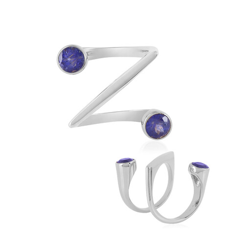 Anillo en plata con Tanzanita (de Melo Essence)