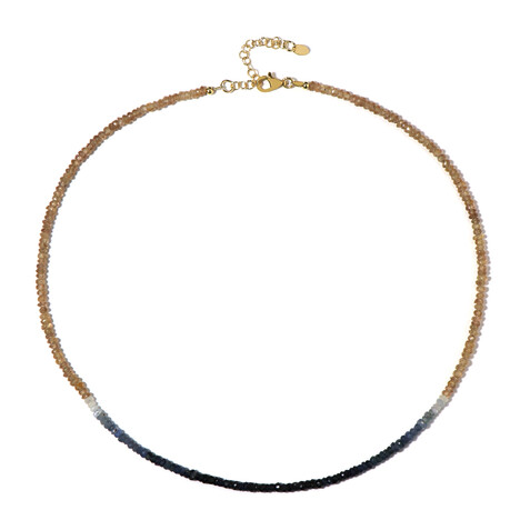 Collar en plata con Zafiro azul