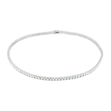 Collier en argent et Quartz Rayon de Lune