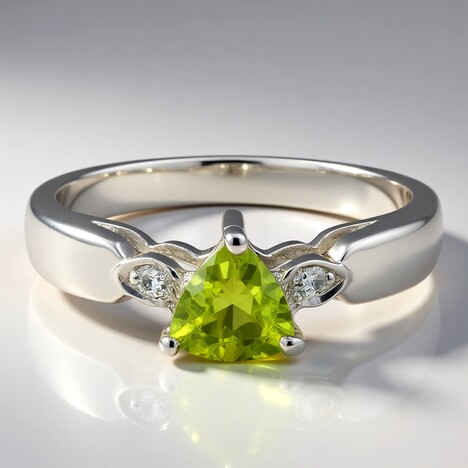 Anello in argento con Tormalina Cuprian