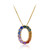 14K Fancy Sapphire Gold Necklace (CIRARI)