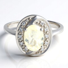Anello in argento con Ortoclasio