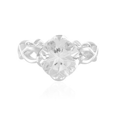 Anello in argento con Quarzo Bianco
