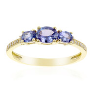 AAA-Tansanit-Goldring (CIRARI)