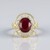 Bague en or et Rubis de Madagascar (Ornaments by de Melo)
