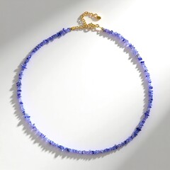 Collana in argento con Tanzanite