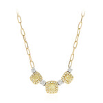 Gelber SI2 Brillant-Goldcollier (CIRARI)