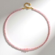 Collana in argento con Morganite del Madagascar