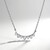 Collana in argento con Topazio Bianco