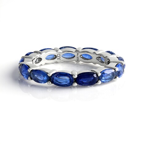 Anello in argento con Cianite del Nepal
