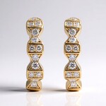 Orecchini in oro con Diamante I1 (H) (CIRARI)