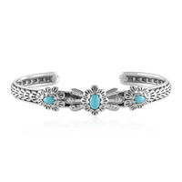 Zilveren armband met een Sleeping Beauty Turkoois (Desert Chic)