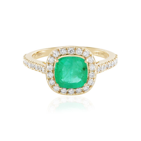 Russischer Smaragd-Goldring (AMAYANI)