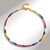 Collana in argento con Zaffiro Fancy