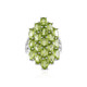 Anillo en plata con Peridoto