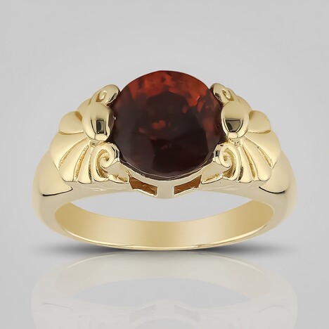 Bague en argent et Citrine Madère (Remy Rotenier)