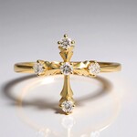 Anello in oro con Diamante I1 (H) (CIRARI)