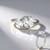 Anello in argento con Topazio Bianco