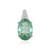 Green Fluorite Silver Pendant