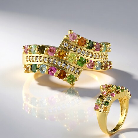 Anello in argento con Tormalina