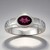 Anello in argento con Granato Roshoite (Pallanova)