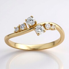 Anello in oro con Diamante SI1 (H)