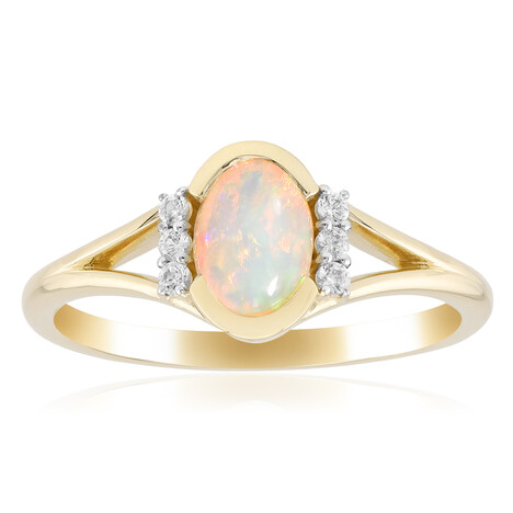 Mintabie-Opal-Goldring