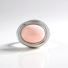 Anello in argento con Opale Rosa (Dallas Prince Designs)