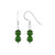 Orecchini in argento con Diopside Russo