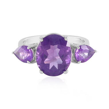 Anello in argento con Ametista del Marocco