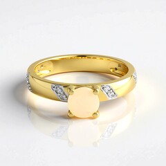 Anello in argento con Opale di Welo