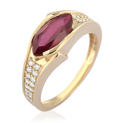 Gouden ring met een Madagaskar Robijn (de Melo)