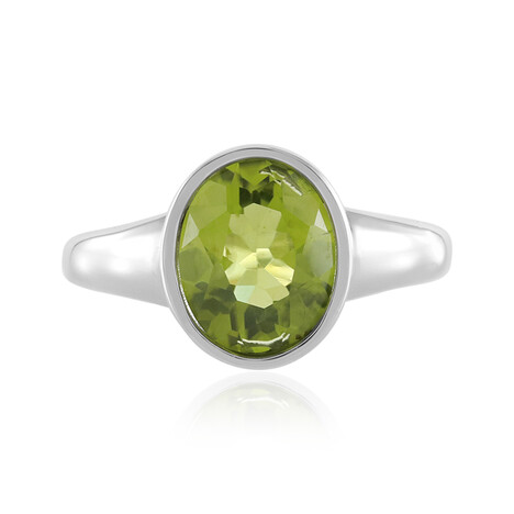 Anello in argento con Peridoto