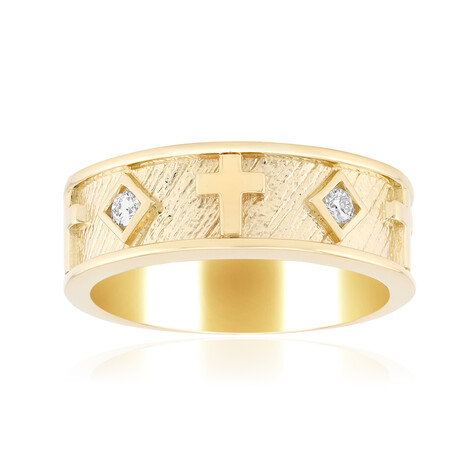 Zilveren ring met I1 (G) Diamanten (Annette)