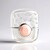Ciondolo in argento con Quarzo Rosa (MONOSONO COLLECTION)