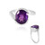 Sibirischer Amethyst-Silberring